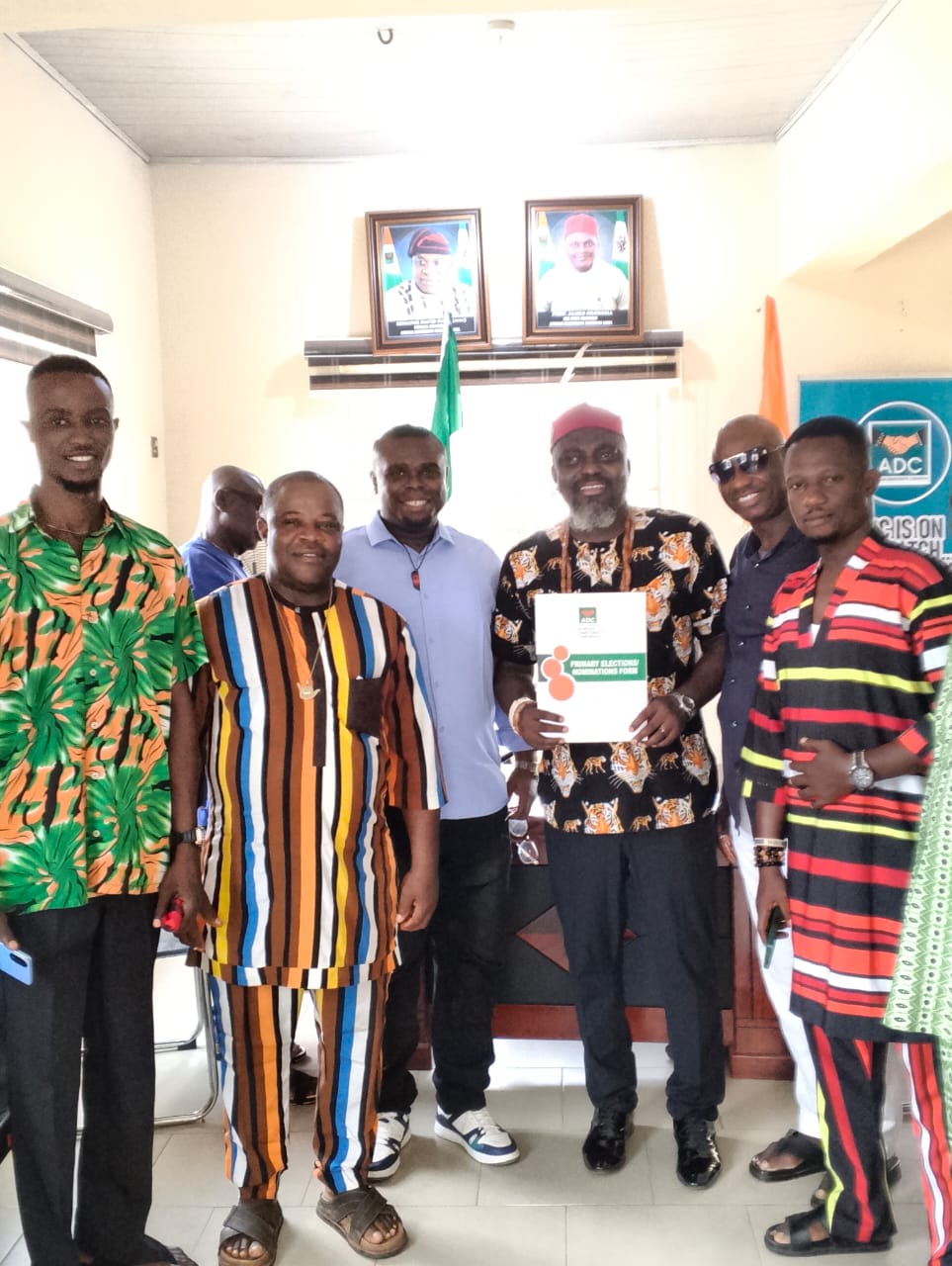 ‎IGWEJIUBA PICKS ADC NOMINATION FORM, DECLARES STRONG BID FOR OWERRI WEST ASSEMBLY SEAT