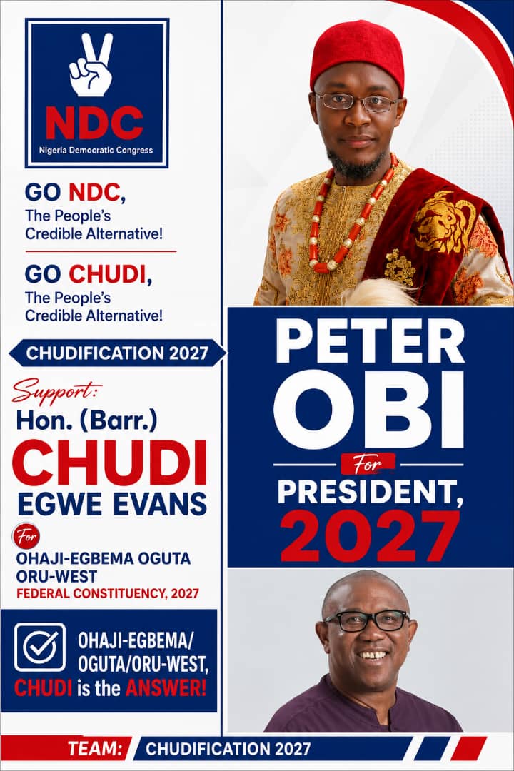 ‎CHUDIFICATION Movement Begins Ward-to-Ward Mobilisation for 2027 Victory