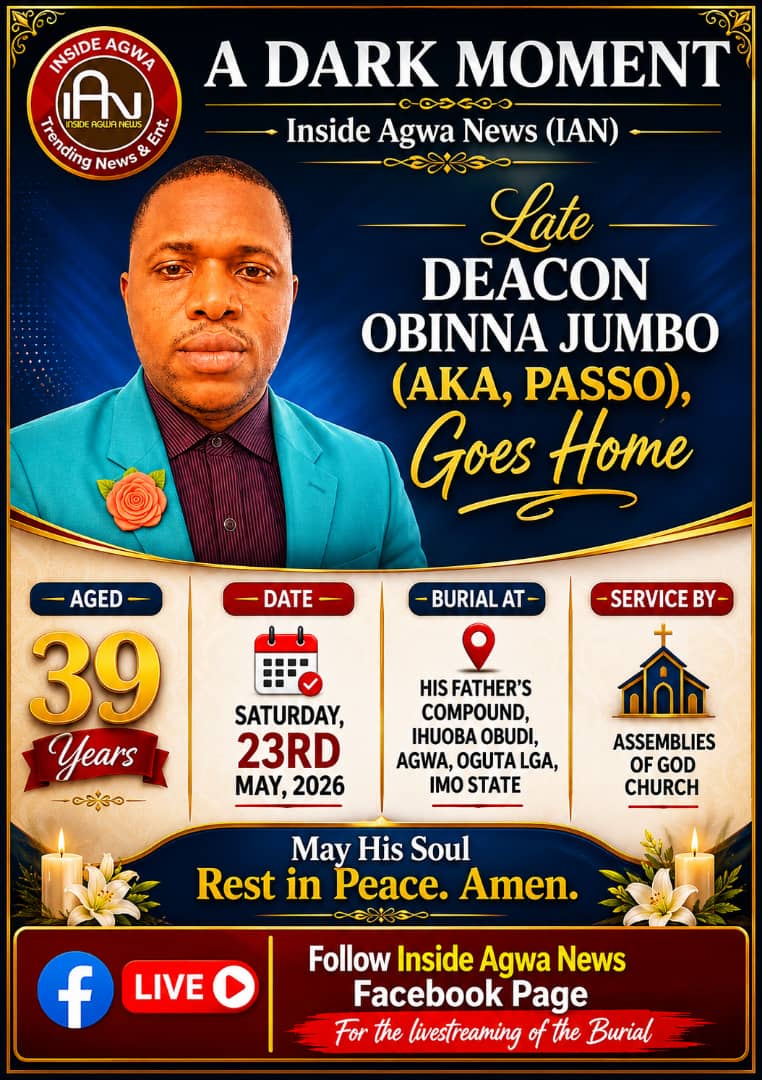 ‎DEACON OBINNA JUMBO (PASSO):  ‎  ‎FOREVER IN OUR HEARTS