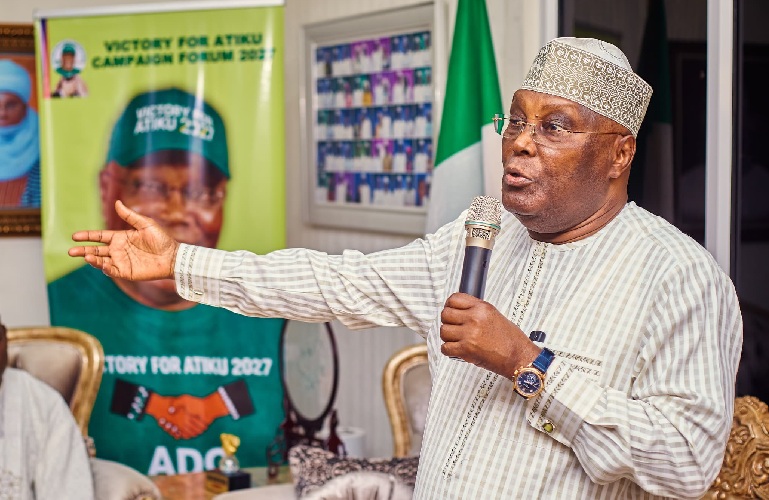 Political Observers Highlight Funding Concerns as Atiku Eyes 2027 Presidential Race