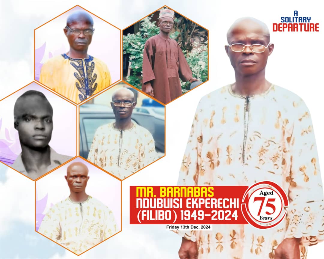 ‎LATE PA BARNABAS NDUBUISI EKPERECHI (1949–2024): BIOGRAPHY, LEGACY, FAITH AND FAMILY LIFE