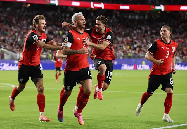 Austria End 36-Year World Cup Wait with Dramatic 3-1 Victory Over Jordan