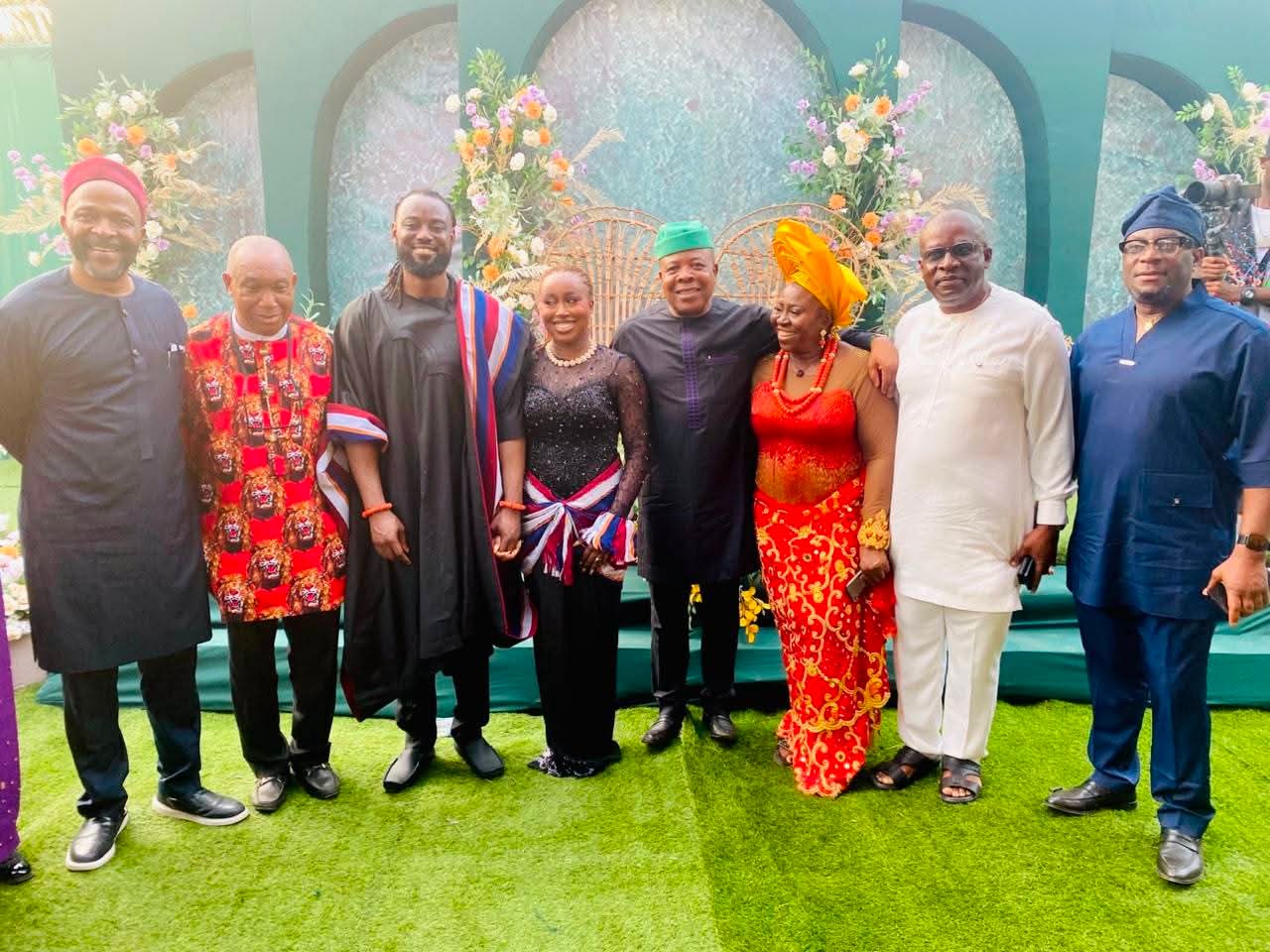 ‎Ihedioha, Nwajiuba Join Dignitaries at Agu Family’s Traditional Marriage Ceremony in Ehime Mbano  ‎