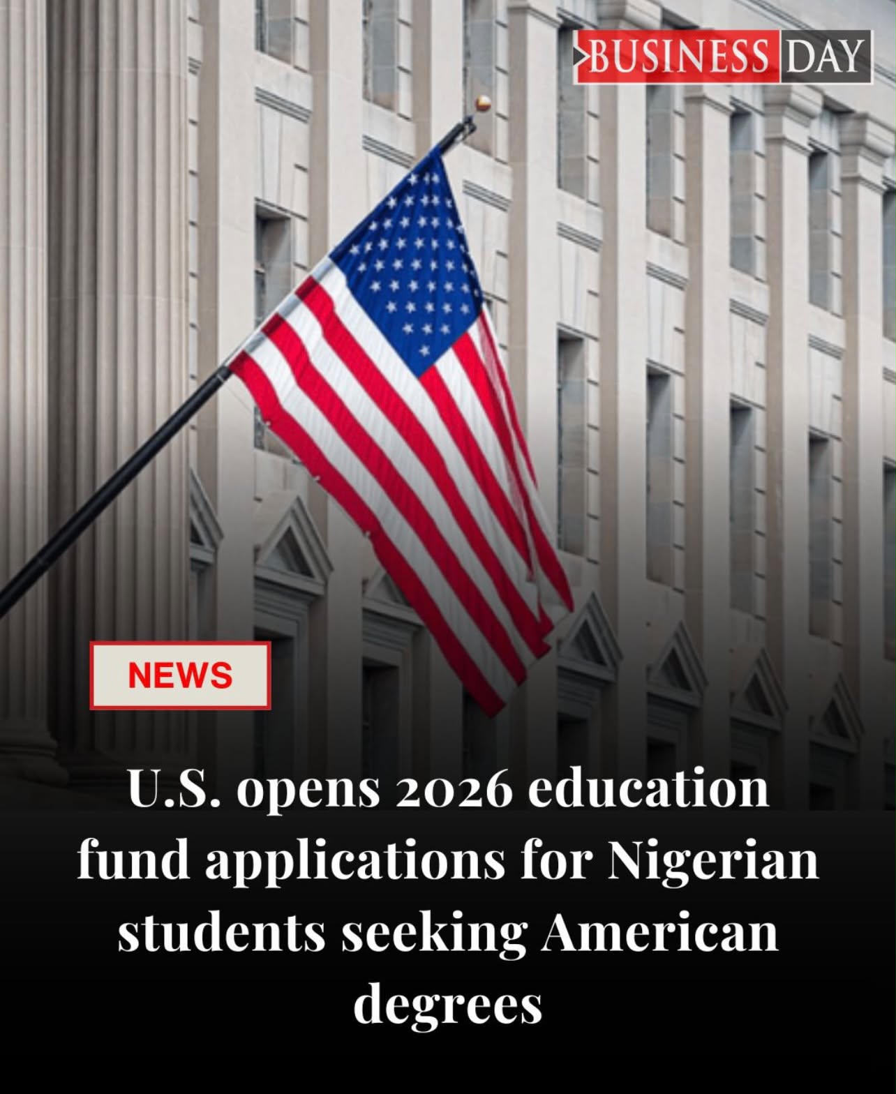‎U.S. Mission Opens Applications for 2026 EducationUSA Opportunity Fund Programme  ‎