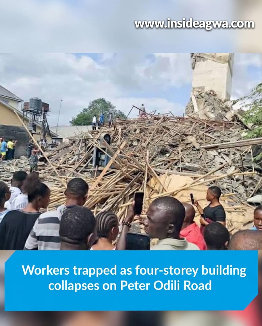 ‎Fresh Building Collapse Hits Port Harcourt, Several Workers Feared Trapped