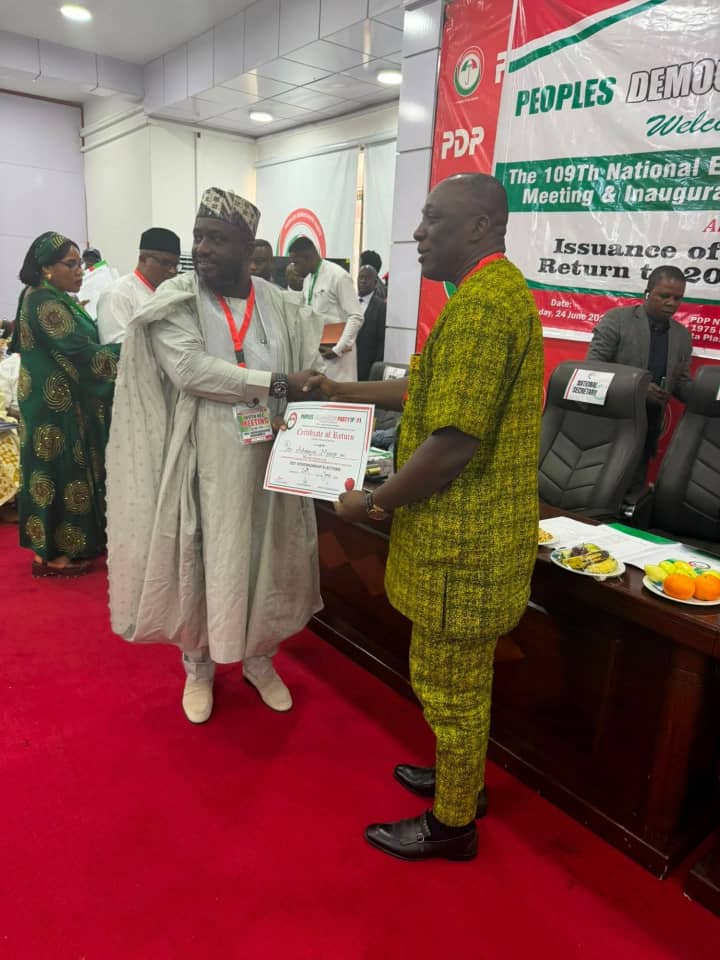 PDP Presents Certificate of Return to Peter Mrakpor (SAN), Rallies Support Ahead of Delta Governorship Election