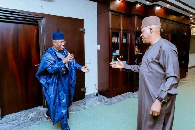 Adamawa ADC Governorship Aspirant Bindow Jibrilla Meets Shettima Amid Defection to APC Plans