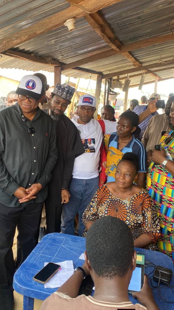 Peter Obi Visits Apo Community, Urges Nigerians to Register for PVCs Ahead of Future Elections