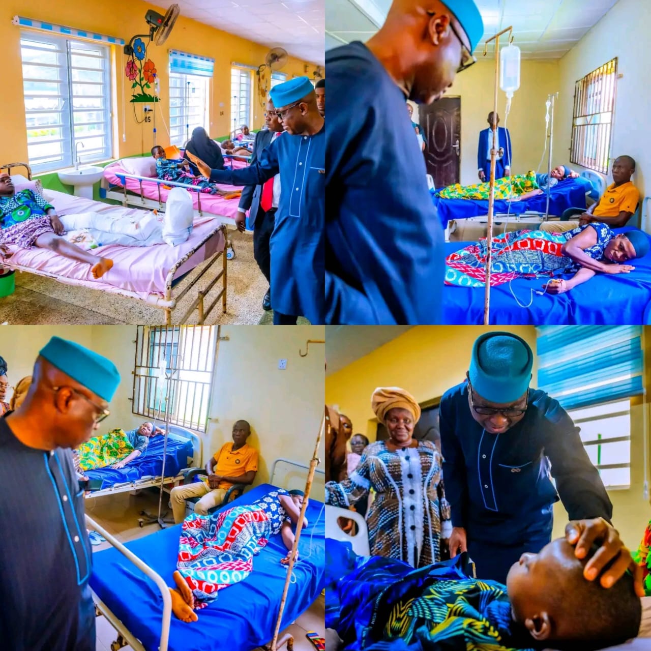 ‎Oyebanji Visits Released Kidnap Victim in EKSU Teaching Hospital, Reaffirms Commitment to Security  ‎