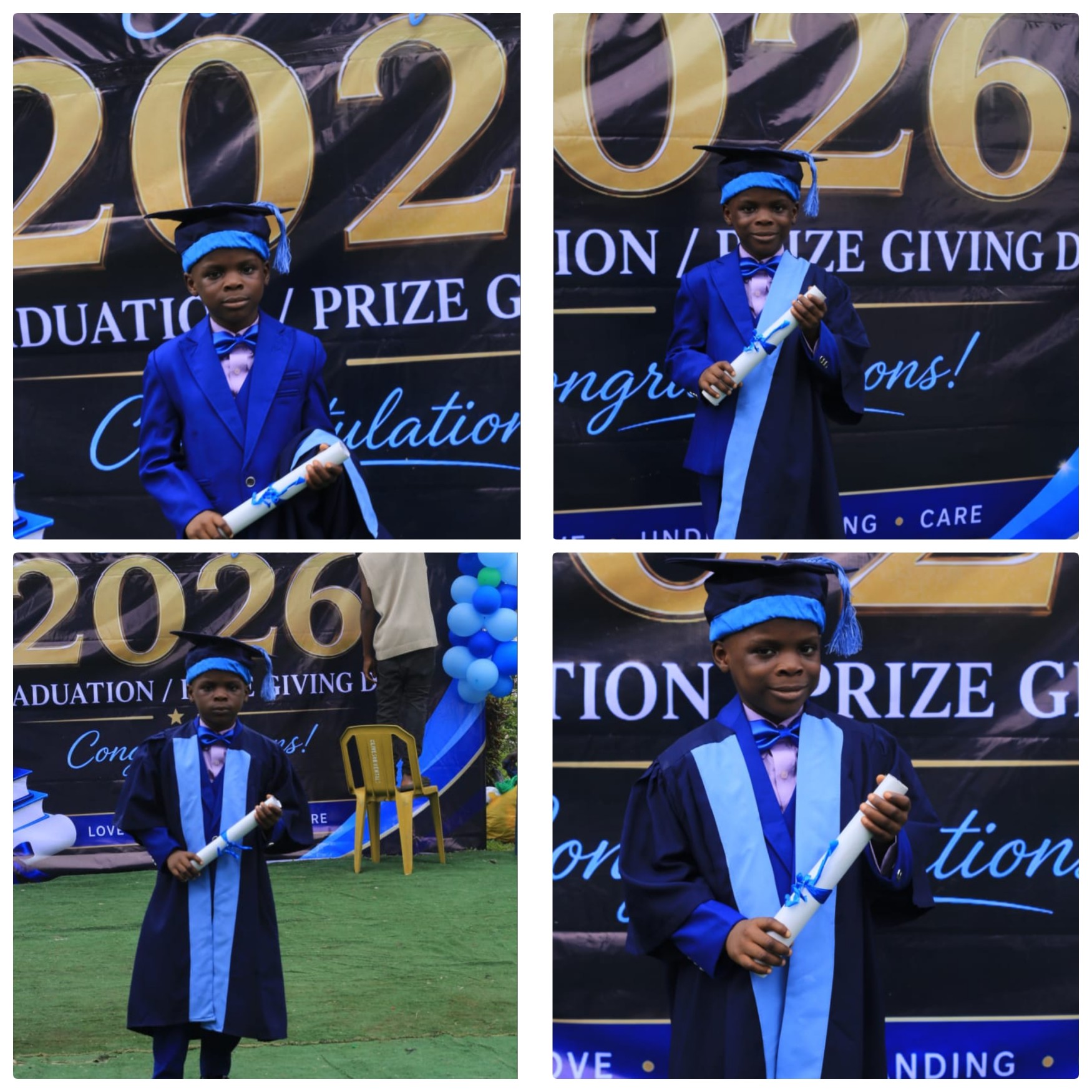Nursery 3 Pupil, Master Ekperechi-Godwin Victor Chukwuebuka, Celebrates Graduation with Outstanding Academic and Sporting Excellence