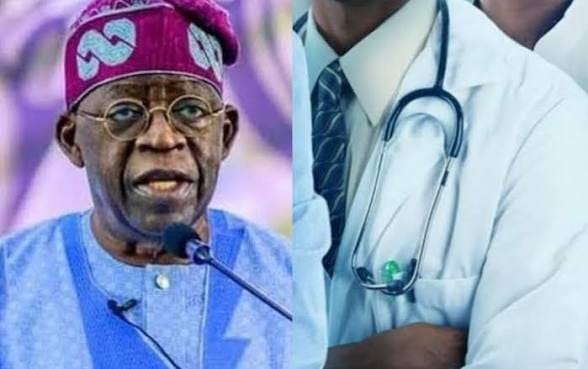 ‎Tinubu Urges Nigerian Doctors Abroad to Return Home, Pledges Better Healthcare System  ‎