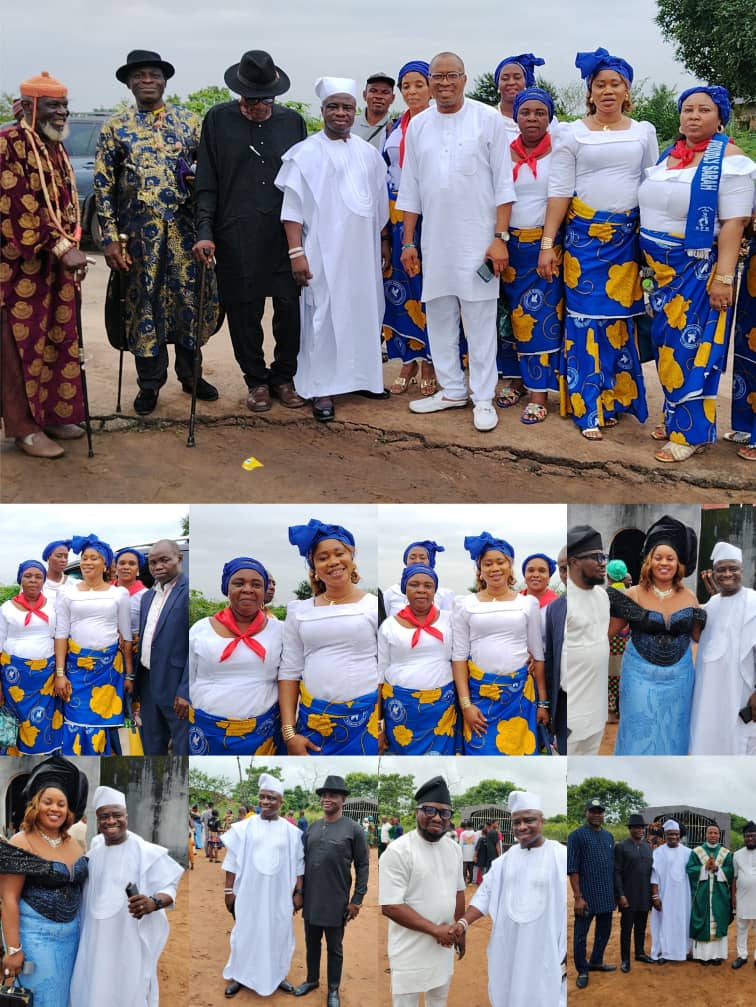 OPM Worldwide Men's President, Elder Malachi Ebepu, Graces Rev. Fr. Saviour Akalador's First Holy Mass in Agwa