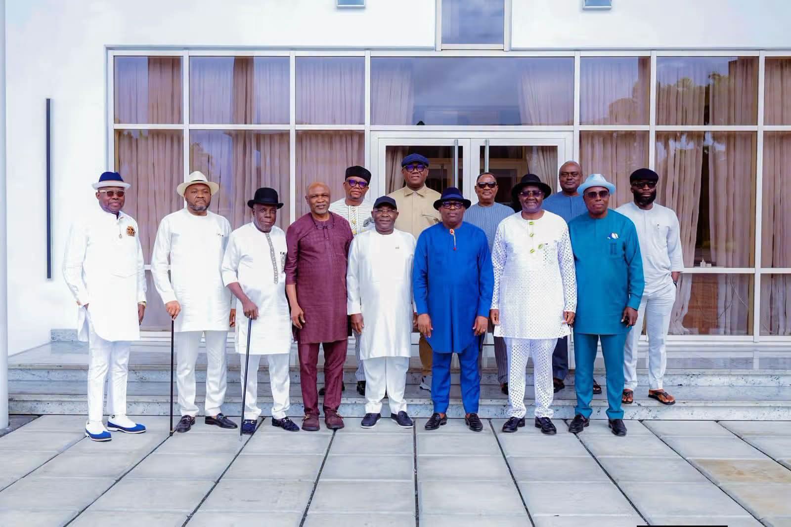 Fubara Receives Wike-Backed Rainbow Coalition Reconciliation Committee in Port Harcourt