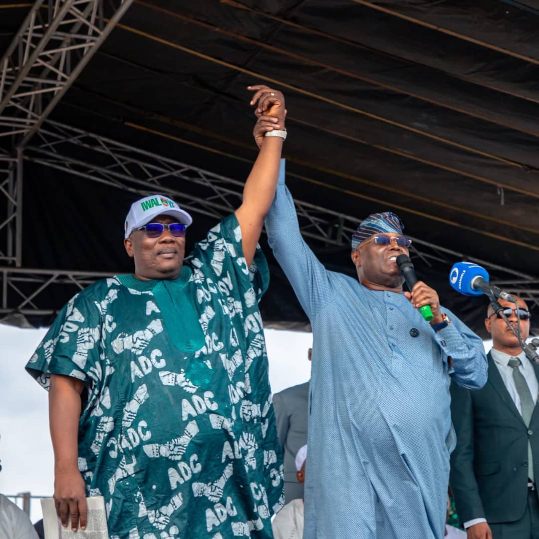 Atiku Storms Osogbo, Rallies Support for ADC’s Salaam Ahead of Osun Governorship Election