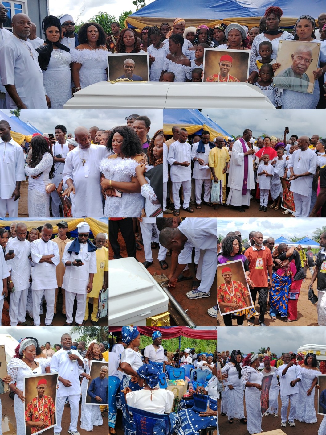 Tributes Flow as Pa. Festus Onwuzuruigbo Iruamaka Is Laid to Rest in Agwa