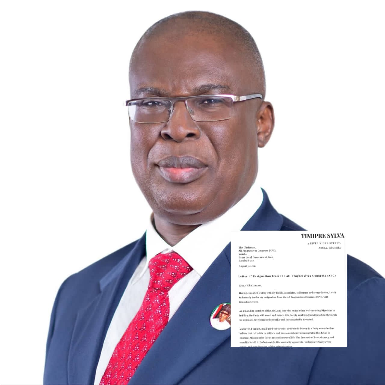 Timipre Sylva Resigns from APC, Says Party Has Lost Its Founding Ideals