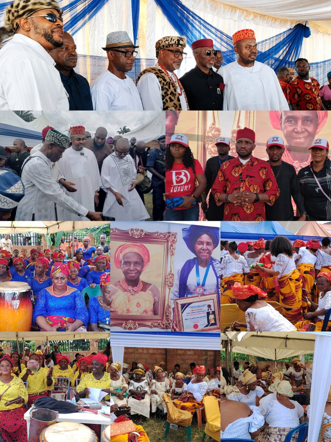 Okija Stands Still As  Hon. Uju Buries Mother-in-Law Amid Outpouring of Tributes