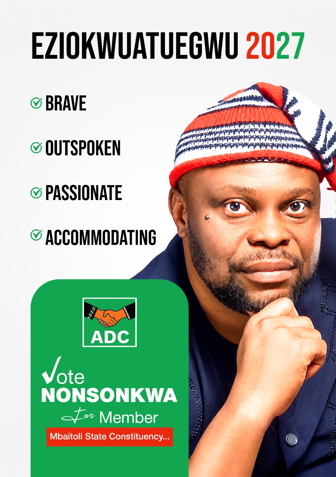 ‎EZIOKWUATUEGWU 2027: ADC CANDIDATE CHINONSO UBA UNVEILS AGENDA FOR MBAITOLI