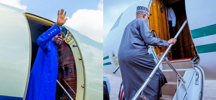 Shettima Departs Abuja for BRICS Summit as Tinubu Begins Three-Week UK Holiday