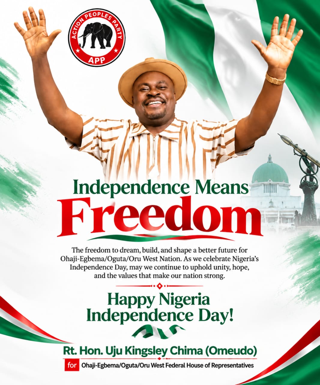 TODAY MARKS THE BEGINNING OF OUR JOURNEY TO FREEDOM.