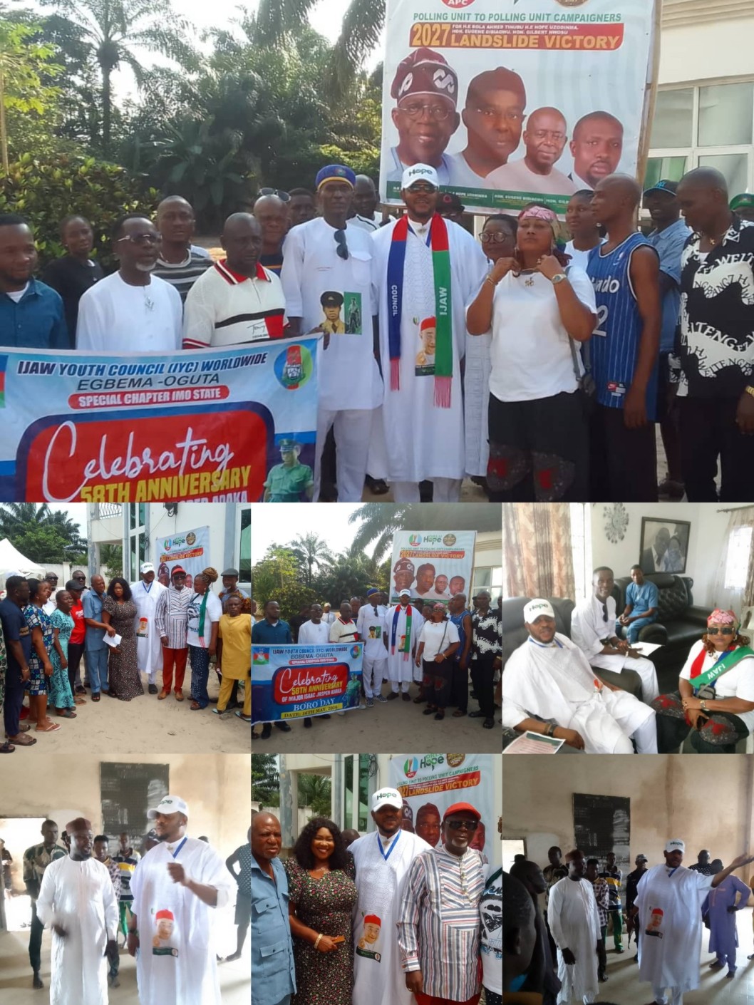 OGUTA 2027: UZOKA HOSTS POLITICAL GROUPS IN HIS COUNTRY HOME, AS COMMUNITY STAKEHOLDERS ENDORSE TINUBU, UZODIMMA, DIBIAGWU, NWOSU FOR LEADERSHIP CONTINUITY