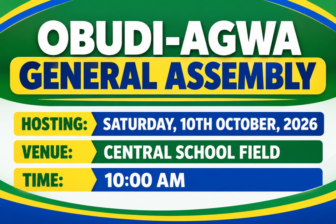 Obudi-Agwa Ancient Kingdom Sets General Assembly for October 10, 2026